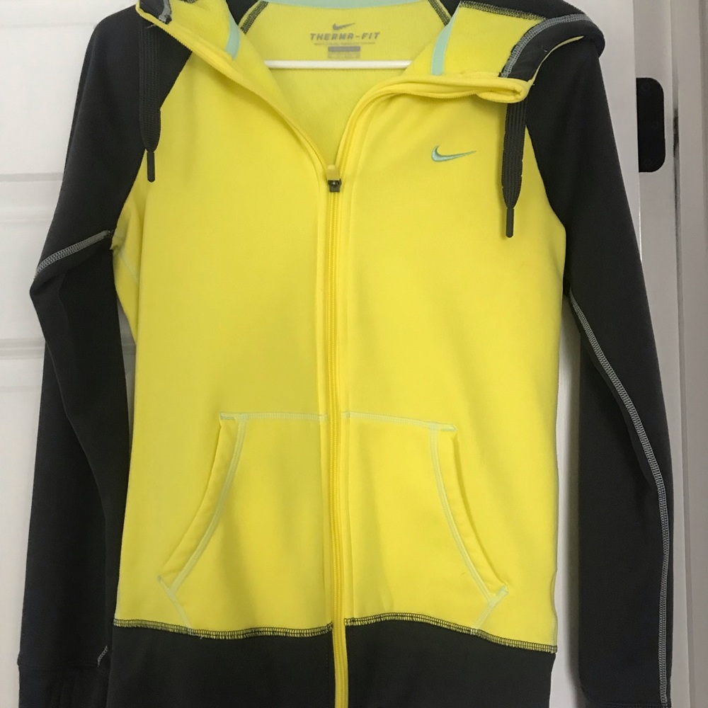 Yellow Therma Fit NIKE Zip Up